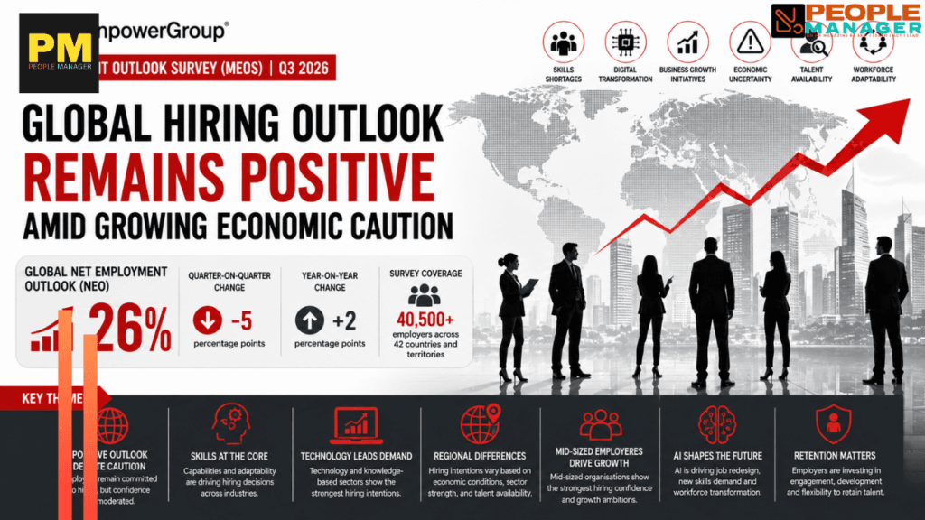 Global Hiring Outlook Remains Positive Amid Growing Economic Caution : Outlook Survey