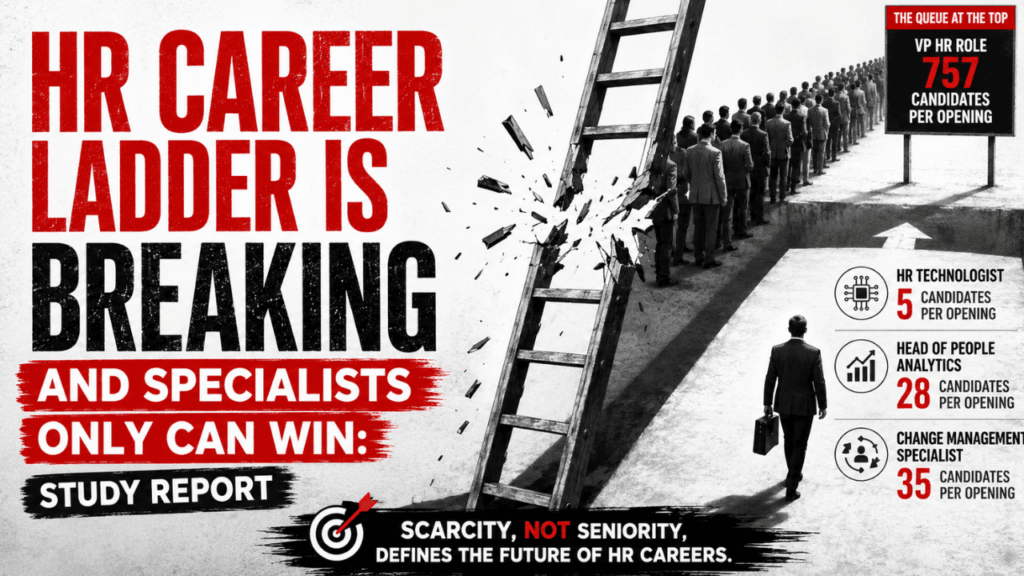 HR career ladder is breaking and specialists only can win: Study Report