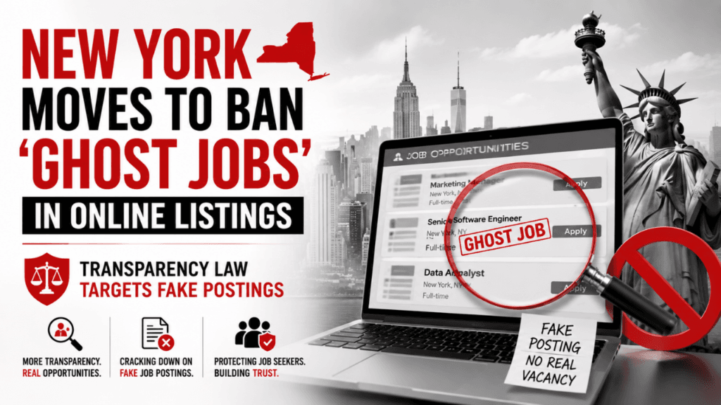 New York Moves to Ban ‘Ghost Jobs’ in Online Listings: Transparency Law Targets Fake Postings